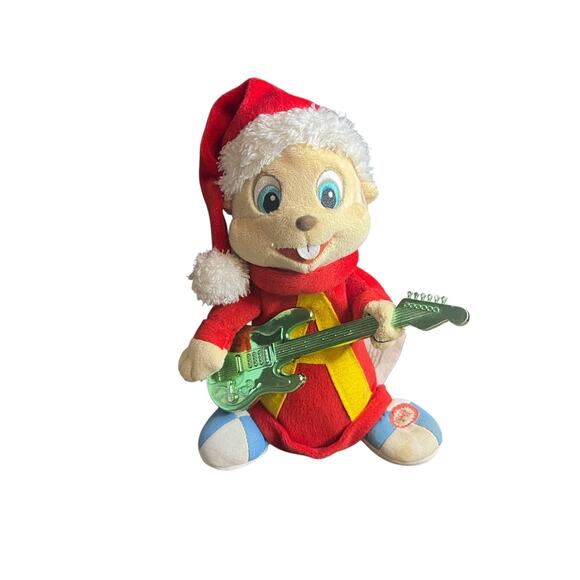 Alvin & The Chipmunks Singing Santa Alvin 11" Sings Chipmunks Christmas Song - Picture 1 of 8